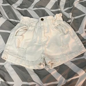 hyfve high waisted jean shorts